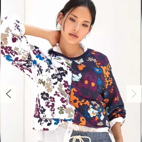 ANTHROPOLOGIE Maeve floral top size XS - Picture 8 of 9